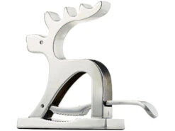 Rosenstein & Söhne Walnussknacker:Deko-Nussknacker "Elch" Aus Vollmetall, Glänzend Verchromt -Einrichtungsgeschäft nc5892 0