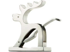 Rosenstein & Söhne Walnussknacker:Deko-Nussknacker "Elch" Aus Vollmetall, Glänzend Verchromt -Einrichtungsgeschäft nc5892 1