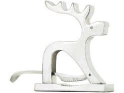 Rosenstein & Söhne Walnussknacker:Deko-Nussknacker "Elch" Aus Vollmetall, Glänzend Verchromt -Einrichtungsgeschäft nc5892 2