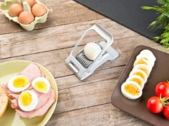 Rosenstein & Söhne Eierteiler:Vollmetall-Eierschneider Mit 10 Edelstahl-Drähten, Auch Für Gemüse -Einrichtungsgeschäft nc5895 6 1