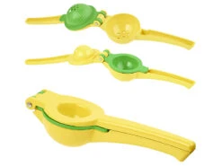 Rosenstein & Söhne Zitronenpresse Metall:2in1-Metall-Zitruspresse, 2 Schalen Für Zitronen & Limetten, Ø6&7,5cm -Einrichtungsgeschäft nc5896 10