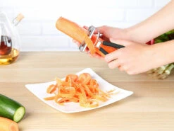 PEARL 2er-Set 2in1-Edelstahl-Schäler Mit 2 Pendelklingen Für Sparschäler -Einrichtungsgeschäft nc5902 2