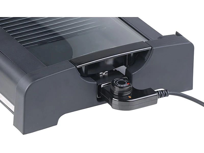 Rosenstein & Söhne Tischgrill Mit Deckel:Tischgrill Mit Glasdeckel, Keramik-beschichtete Grillplatte, 1.650 W 9 Rosenstein & Söhne Tischgrill Mit Deckel:Tischgrill Mit Glasdeckel, Keramik-beschichtete Grillplatte, 1.650 W – Bild 7