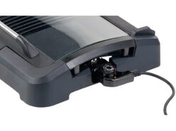 Rosenstein & Söhne Elektrogrill:XL-Tischgrill M. Glasdeckel, Keramik-beschichtete Grillplatte, 2.200 W -Einrichtungsgeschäft nc5918 3