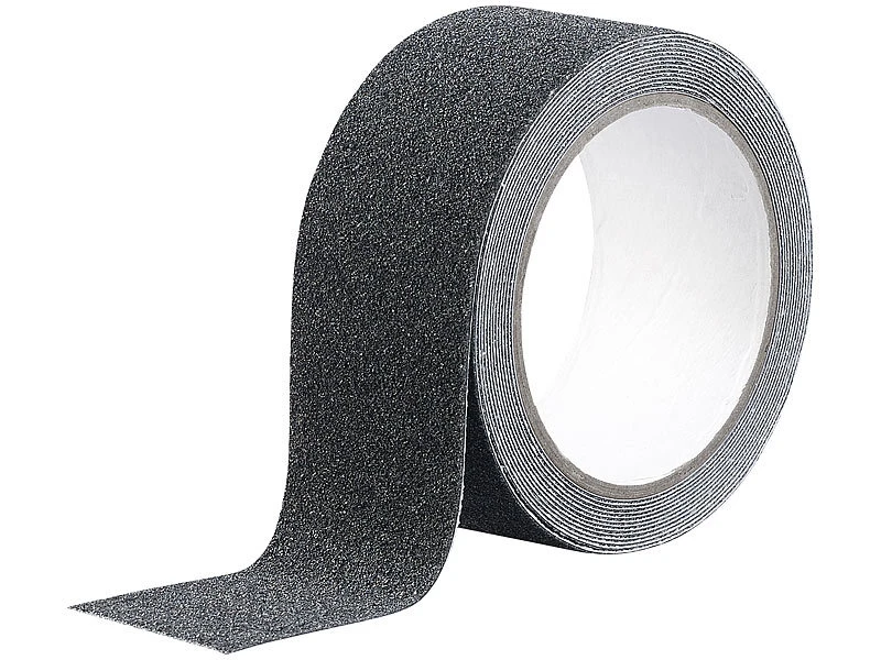 AGT Tape:6er-Set Anti-Rutsch-Klebeband, Robust & Wasserfest, 48mm X 4m, Schwarz 7 AGT Tape:6er-Set Anti-Rutsch-Klebeband, Robust & Wasserfest, 48mm X 4m, Schwarz – Bild 5