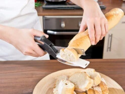 Rosenstein & Söhne Gemüseschere:2er Pack 2in1-Küchenschneider-Schere Mit Messer Und Int -Einrichtungsgeschäft nc5976 11