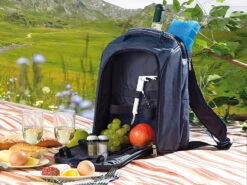 Xcase Picknickrucksack:Thermo-Picknick-Rucksack Mit Kühlfach, Bestückt Für 2 Personen -Einrichtungsgeschäft nc7023 4