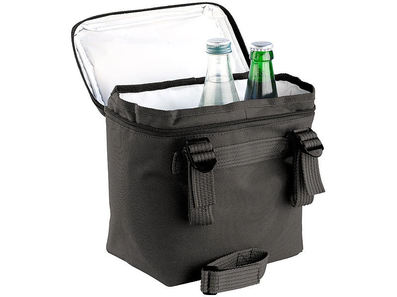 PEARL Kühltasche Fahrradkorb:2er-Set Kühltasche Fürs Fahrrad, 5 Liter 4 PEARL Kühltasche Fahrradkorb:2er-Set Kühltasche Fürs Fahrrad, 5 Liter – Bild 2