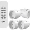 Revolt Funkstecker:4er-Set Mini-Funksteckdosen Mit Fernbedienung, Bis 2.300 Watt, 50 M 2 Revolt Funkstecker:4er-Set Mini-Funksteckdosen Mit Fernbedienung, Bis 2.300 Watt, 50 M -Einrichtungsgeschäft nc7538 5