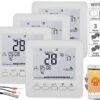 Revolt Raumthermostat:4er-Set WLAN-Thermostate Für Fußbodenheizung, Für Siri, Alexa & GA 2 Revolt Raumthermostat:4er-Set WLAN-Thermostate Für Fußbodenheizung, Für Siri, Alexa & GA -Einrichtungsgeschäft nc7755 7