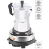 Rosenstein & Söhne Herdplatte:Elektrische Mini-Einzel-Kochplatte & Espresso-Kocher, 500 W, 3 Tassen 2 Rosenstein & Söhne Herdplatte:Elektrische Mini-Einzel-Kochplatte & Espresso-Kocher, 500 W, 3 Tassen -Einrichtungsgeschäft nc7941 14