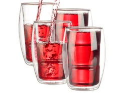 Cucina Di Modena Doppelwandglas:4er-Set Doppelwandige Gläser