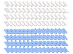 PEARL Klinge Schaber:120er-Set Ersatzklingen Für Kochfeld-Schaber, Edelstahl & Kunststoff