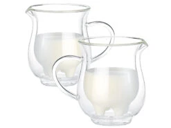 Cucina Di Modena Milchkanne:2er-Set Doppelwandige Milchkännchen Im Witzigen Euterdesign, 200 Ml