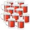 Cucina Di Modena Thermo Teegläser:12er-Set Doppelwandige Teegläser, Je 200 Ml