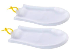 Rosenstein & Söhne Teig-Beutel Zum Backen:2er-Set Silikon-Mixbeutel: Kneten, Mischen, Marinieren