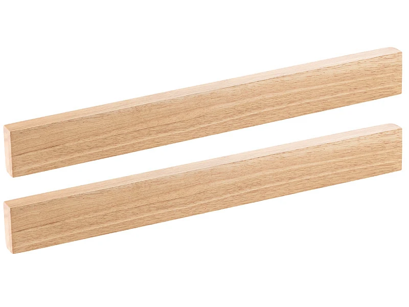 Rosenstein & Söhne Magnet Schlüsselbrett:2er-Set Durchgehende Magnet-Messerleisten, Echtes Eichen-Holz, Massiv 4 Rosenstein & Söhne Magnet Schlüsselbrett:2er-Set Durchgehende Magnet-Messerleisten, Echtes Eichen-Holz, Massiv – Bild 2