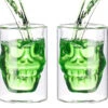 Cucina Di Modena Trink-Gläser:2er-Set Doppelwandige Trinkgläser Totenkopf, Spülmaschinenfest, 0,4 L -Einrichtungsgeschäft nc9773 1