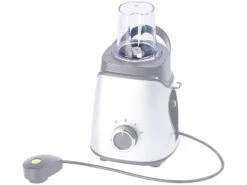 Rosenstein & Söhne Mixer Mit Vakuumpumpe:Mahl-Aufsatz Mit Edelstahl-Klinge Und Becher Für 2in1-Vakuum-Mixer -Einrichtungsgeschäft nx1356 5