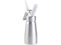 Rosenstein & Söhne Sahnesiphon:Sahnespender Für Schlagsahne, Cremes Und Soßen, 250 Ml, 3 Aufsätze -Einrichtungsgeschäft nx1360 2