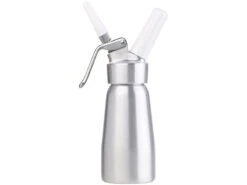 Rosenstein & Söhne Sahnesiphon:Sahnespender Für Schlagsahne, Cremes Und Soßen, 250 Ml, 3 Aufsätze -Einrichtungsgeschäft nx1360 4