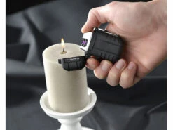 PEARL Plasma Feuerzeug:Elektronisches Feuerzeug Mit Doppeltem Lichtbogen, Akku, IP56, Schwarz -Einrichtungsgeschäft nx1429 5