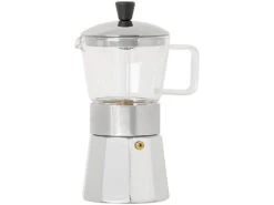 Cucina Di Modena Espressobereiter:Design-Espressokocher, Kanne Aus Borosilikat-Glas, 300 Ml, 6 Tassen 12 Cucina Di Modena Espressobereiter:Design-Espressokocher, Kanne Aus Borosilikat-Glas, 300 Ml, 6 Tassen -Einrichtungsgeschäft nx1437 0