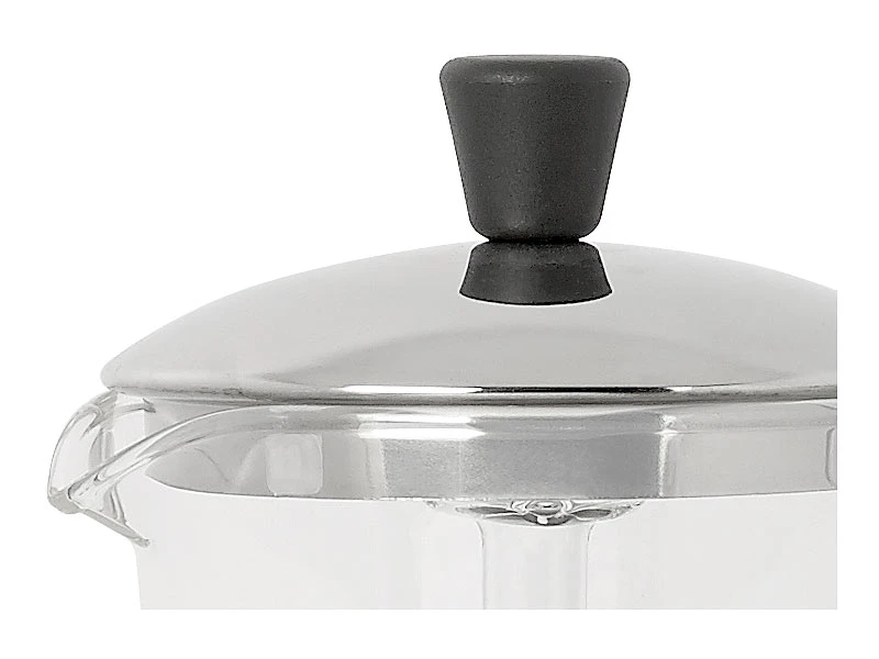 Cucina Di Modena Espressobereiter:Design-Espressokocher, Kanne Aus Borosilikat-Glas, 300 Ml, 6 Tassen 7 Cucina Di Modena Espressobereiter:Design-Espressokocher, Kanne Aus Borosilikat-Glas, 300 Ml, 6 Tassen – Bild 5