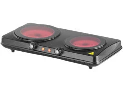 Rosenstein & Söhne Doppelkochfeld:Glaskeramik-Doppel-Kochfeld, Infrarot-Wärme, 2.000 W, Ø 16,4 & 18,8 Cm 12 Rosenstein & Söhne Doppelkochfeld:Glaskeramik-Doppel-Kochfeld, Infrarot-Wärme, 2.000 W, Ø 16,4 & 18,8 Cm -Einrichtungsgeschäft nx1438 3 1