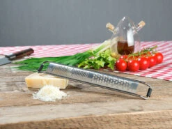 Rosenstein & Söhne Käse-Reibe:2 Scharfe Edelstahl-Stabreiben, Feine & Mittlere Klingen, Photo-geätzt -Einrichtungsgeschäft nx1901 0