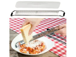 Rosenstein & Söhne Käse-Reibe:2 Scharfe Edelstahl-Stabreiben, Feine & Mittlere Klingen, Photo-geätzt -Einrichtungsgeschäft nx1901 12