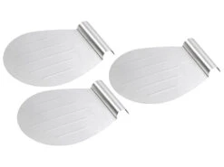 Rosenstein & Söhne Tortenretter:3er-Set Tortenhebe-Bleche Aus Edelstahl Mit Griffmulde, 33 X 26 Cm -Einrichtungsgeschäft nx1933 1