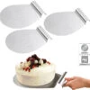 Rosenstein & Söhne Tortenretter:3er-Set Tortenhebe-Bleche Aus Edelstahl Mit Griffmulde, 33 X 26 Cm -Einrichtungsgeschäft nx1933 2