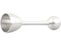 Rosenstein & Söhne Eieröffner Mit Kugel:2er-Set Eierköpfer Und Eieröffner Aus Edelstahl, Für Harte/weiche Eier -Einrichtungsgeschäft nx3116 2