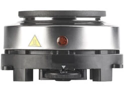 Rosenstein & Söhne Herdplatte:Elektrische Mini-Einzel-Kochplatte & Espresso-Kocher, 500 W, 3 Tassen -Einrichtungsgeschäft nx3195 2 1