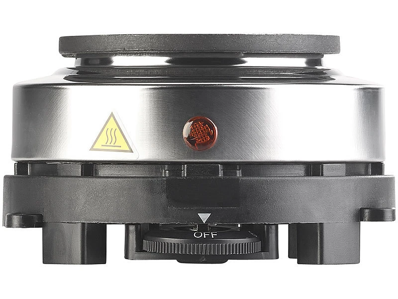 Rosenstein & Söhne Mini Herdplatte:Elektrische Mini-Einzel-Kochplatte, Stufenlos, 500 Watt, Ø 10 Cm 5 Rosenstein & Söhne Mini Herdplatte:Elektrische Mini-Einzel-Kochplatte, Stufenlos, 500 Watt, Ø 10 Cm – Bild 3