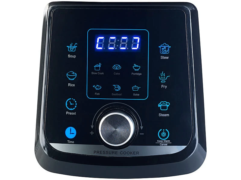 Sichler Programmierbarer 11in1-Schnellkochtopf, 5 L, 1.000 W,Versandrückläufer 9 Sichler Programmierbarer 11in1-Schnellkochtopf, 5 L, 1.000 W,Versandrückläufer – Bild 7