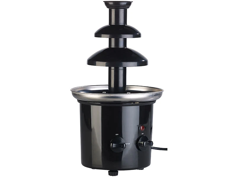 Rosenstein & Söhne Schokofondue Brunnen:Schokoladen-Brunnen Mit 2 Ebenen, 275 Watt 4 Rosenstein & Söhne Schokofondue Brunnen:Schokoladen-Brunnen Mit 2 Ebenen, 275 Watt – Bild 2