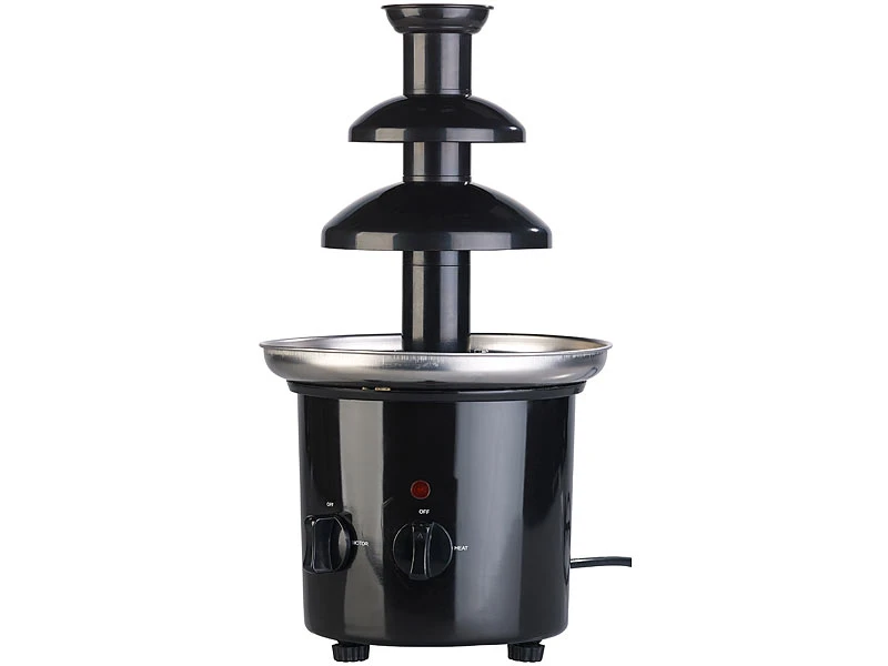 Rosenstein & Söhne Schokofondue Brunnen:Schokoladen-Brunnen Mit 2 Ebenen, 275 Watt 5 Rosenstein & Söhne Schokofondue Brunnen:Schokoladen-Brunnen Mit 2 Ebenen, 275 Watt – Bild 3
