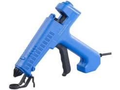 AGT Klebepistole:Profi-Heißklebepistole, Langer Vorschub-Hebel, 150 W, Inkl. 50 Sticks -Einrichtungsgeschäft nx3240 0