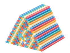 AGT Heißklebepistole Sticks:4er-Set 50 Klebesticks Für Heißklebepistolen, 11 X 200 Mm, Bunt