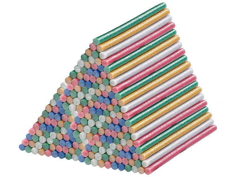 AGT Sticks Heißklebepistole:4er-Set 50 Klebesticks Für Pistolen, 11 X 200 Mm, Bunt Glitzernd 3 AGT Sticks Heißklebepistole:4er-Set 50 Klebesticks Für Pistolen, 11 X 200 Mm, Bunt Glitzernd