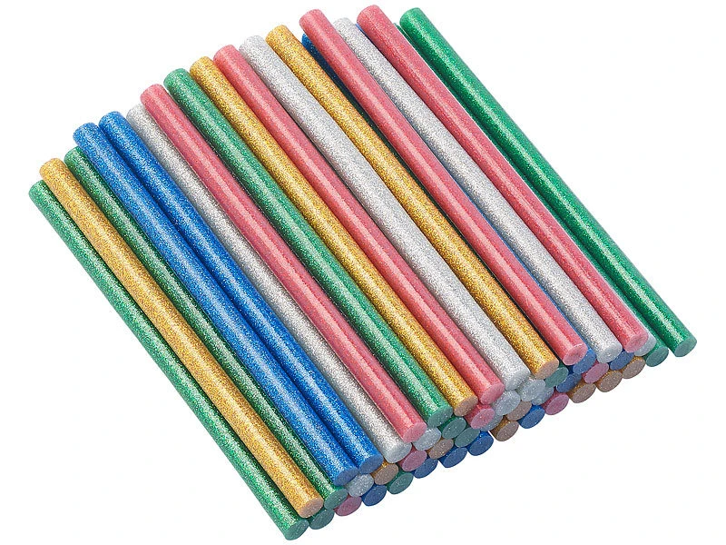 AGT Sticks Heißklebepistole:4er-Set 50 Klebesticks Für Pistolen, 11 X 200 Mm, Bunt Glitzernd 5 AGT Sticks Heißklebepistole:4er-Set 50 Klebesticks Für Pistolen, 11 X 200 Mm, Bunt Glitzernd – Bild 3