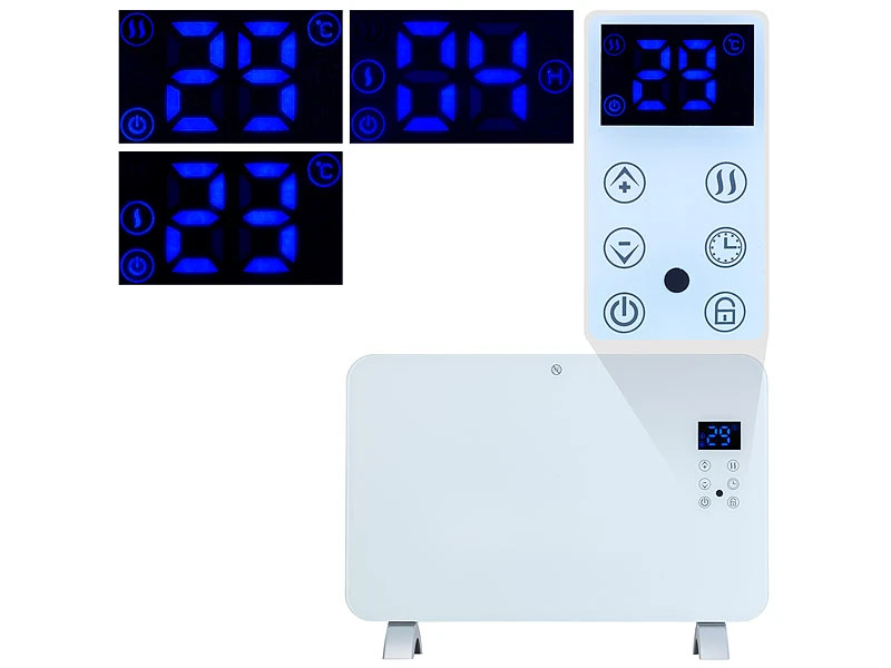 Sichler WiFi Heizung:Konvektor-Heizung Mit App, Für Amazon Alexa Versandrückläufer 7 Sichler WiFi Heizung:Konvektor-Heizung Mit App, Für Amazon Alexa Versandrückläufer – Bild 5