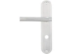 AGT Badezimmer-Türbeschläge:Edelstahl-Türbeschlag-Set Für Bad & WC, 2 Klinken, Versandrückläufer -Einrichtungsgeschäft nx3376 2