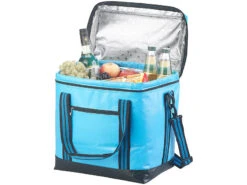 PEARL Flexible Kühltasche:Faltbare Kühltasche Mit Griffen, Wasserdichte Lkw-Plane, 26 L, 2er-Set -Einrichtungsgeschäft nx3399 5