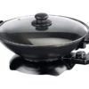 Rosenstein & Söhne Elektro Wok:Elektrischer Wok Mit Thermostat, Antihaftbeschichtet, 1.500 W, 5,1 L -Einrichtungsgeschäft nx3782 1