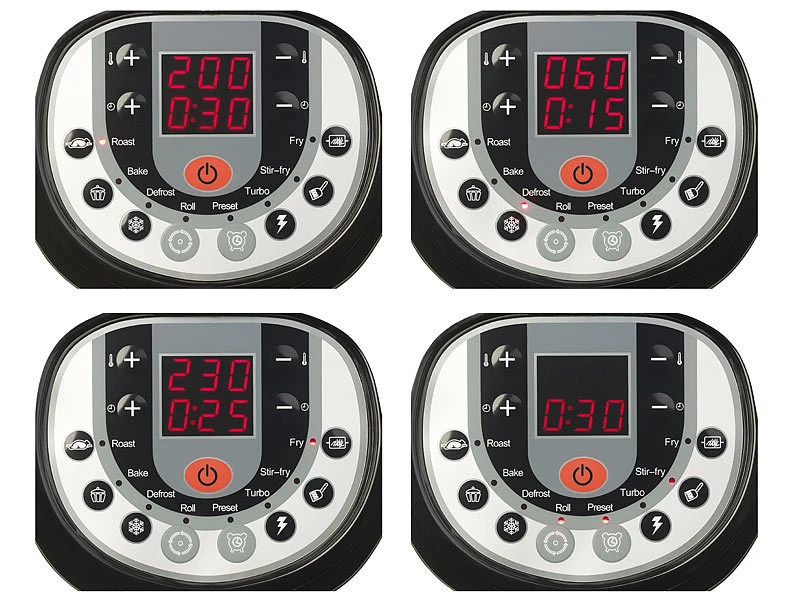 Rosenstein & Söhne Backofen:Digitaler Halogen-Konvektionsofen, 6 Programme, 10 L, 1.200 W, 7 Teile 7 Rosenstein & Söhne Backofen:Digitaler Halogen-Konvektionsofen, 6 Programme, 10 L, 1.200 W, 7 Teile – Bild 5