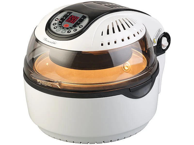 Rosenstein & Söhne Backofen:Digitaler Halogen-Konvektionsofen, 6 Programme, 10 L, 1.200 W, 7 Teile 4 Rosenstein & Söhne Backofen:Digitaler Halogen-Konvektionsofen, 6 Programme, 10 L, 1.200 W, 7 Teile – Bild 2