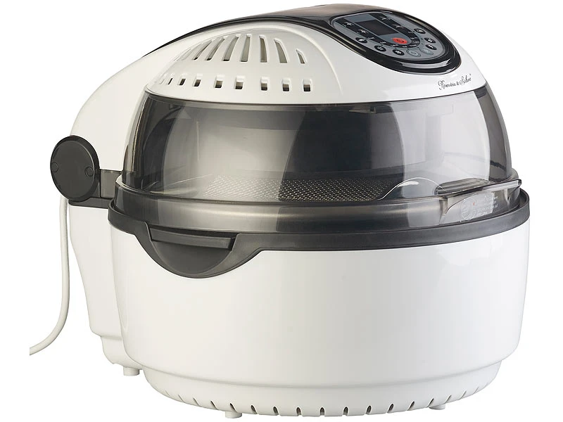 Rosenstein & Söhne Backofen:Digitaler Halogen-Konvektionsofen, 6 Programme, 10 L, 1.200 W, 7 Teile 6 Rosenstein & Söhne Backofen:Digitaler Halogen-Konvektionsofen, 6 Programme, 10 L, 1.200 W, 7 Teile – Bild 4